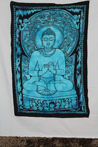 VIHAAN IMPEX DPHO1164 Buddha Tapestry (Blue)