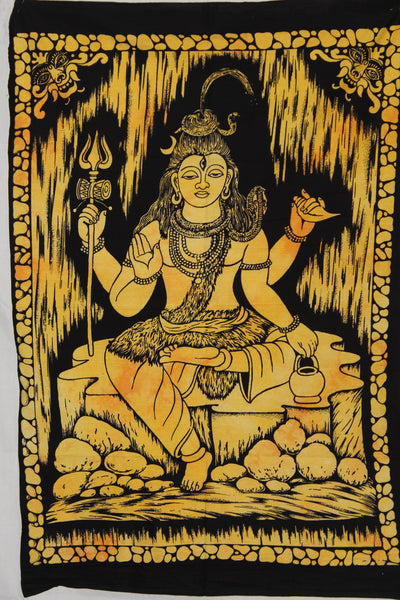 Cotton Wall Poster Shiva Mahadev Tapestry