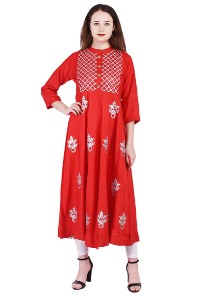 Chic Straight Indian Kurti for Women – Traditional Ethnic Wear Tunic, Perfect for Any Occasion