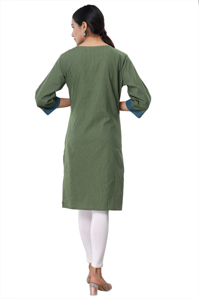 Trendy Straight Indian Kurti for Women – Traditional Ethnic Tunic for Any Occasion