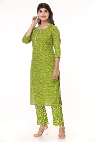 Trendy Straight Indian Kurti with Palazzo Pant for Women - Ethnic Wear Set