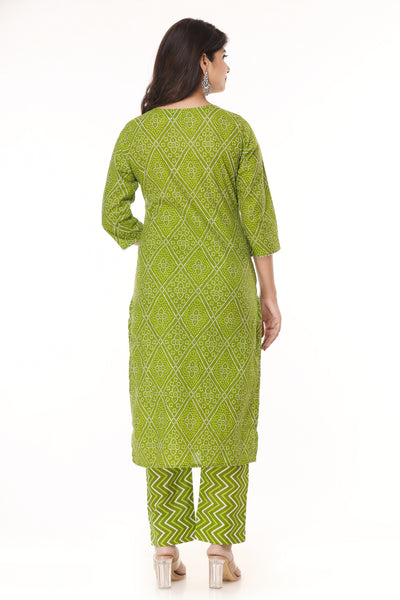 Trendy Straight Indian Kurti with Palazzo Pant for Women - Ethnic Wear Set