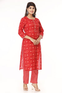 Stylish Straight Indian Kurti with Palazzo Pants for Women - Trendy Ethnic Set