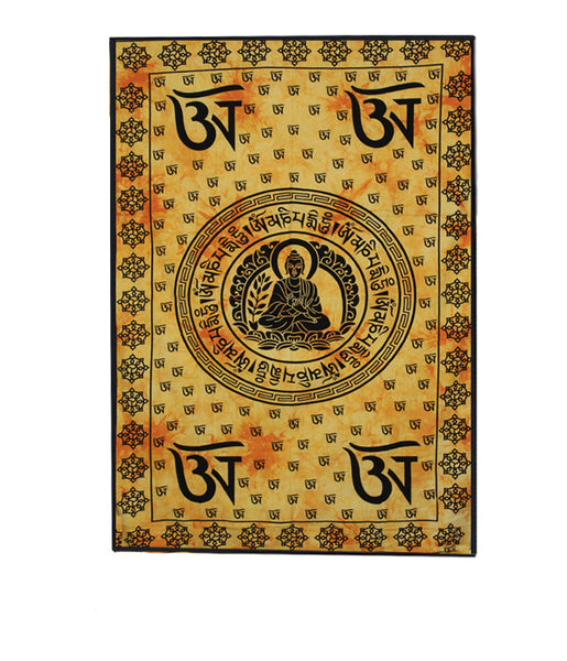 Indian Lord Buddha Wall Hanging Tapestry Home Decor